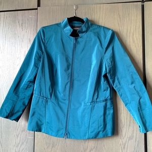 NWOT Lafayette 148 New York Teal Jacket